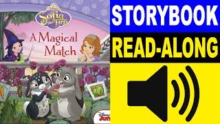 Sofia The First Read Along Story Book A Magical Match Read Aloud Story Books For Kids