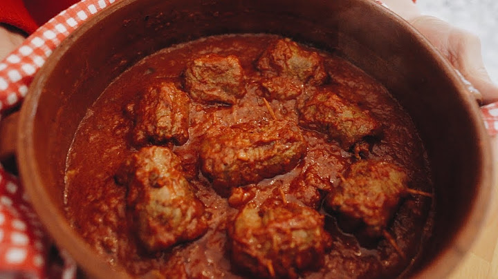 BRASCIOLE WITH SAUCE | Traditional Apulian recipe