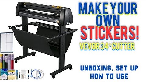 Vevor Vinyl Cutter: Unboxing, Set Up and Use
