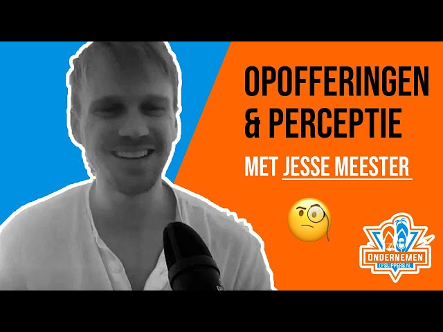 Jesse Meester over zijn opofferingen en de perceptie van de maatschappij..