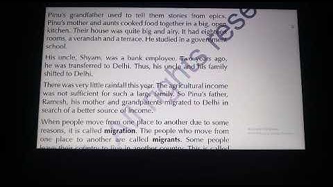 Class V EVS Ch-2 Title-Migration & Relation Part -A