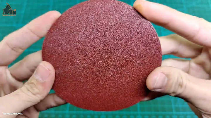 SPR120G-F11B | Sandpaper 4 Inches 100mm Abrasive 120 grit Paper Flocking Pad Sanding Disc