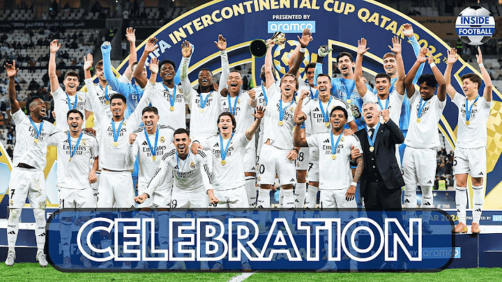 Real Madrid Lift Intercontinental Cup 2024 | Full CELEBRATION!