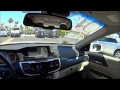 2013 Honda Accord EX-L POV Test Drive. Orchid white pearl on Ivory