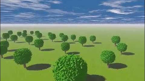 Pov-Ray Scenery Animation