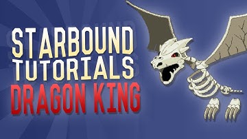 Starbound Tutorials - Boss Battle - How To Defeat The Dragon King!! (Third Boss)