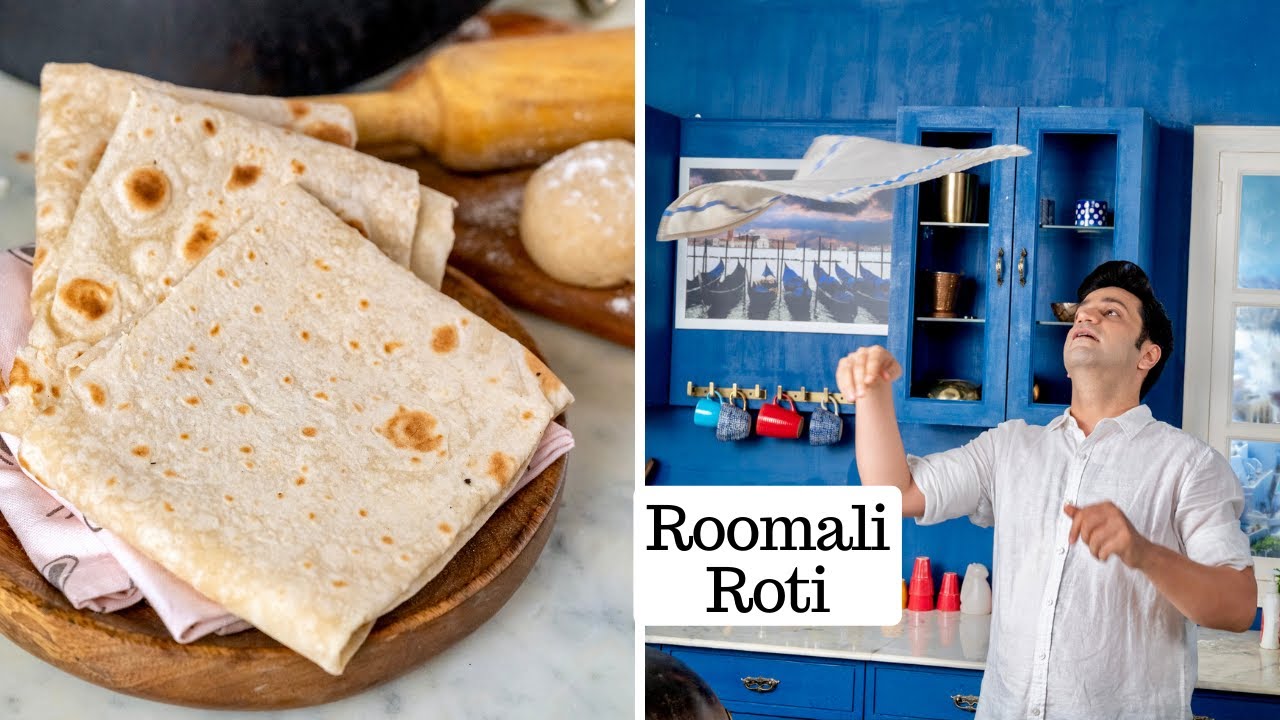 Rumali Roti at home | Restaurant Style Roomali Roti at Home | रुमाली रोटी | Kunal Kapur Recipes