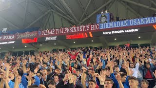 Trabzonspor - Monaco | Avrupa Maçı Tribün Görüntüleri [13.10.2022]
