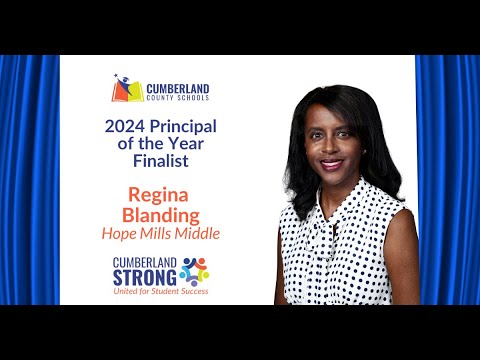 2024 Principal of the Year Finalist, Regina Blanding, Hope Mills Middle School