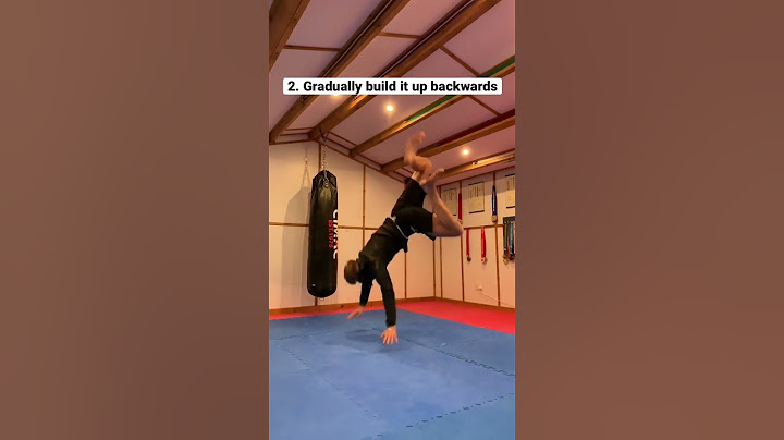How to do a backflip👊