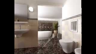 3ds max bathroom in vray render