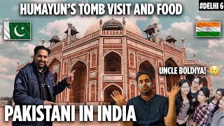 PAKISTANI VISITING HUMAYUN'S TOMB & STREET FOOD | PAKISTANI IN INDIA | #indianstreetfood