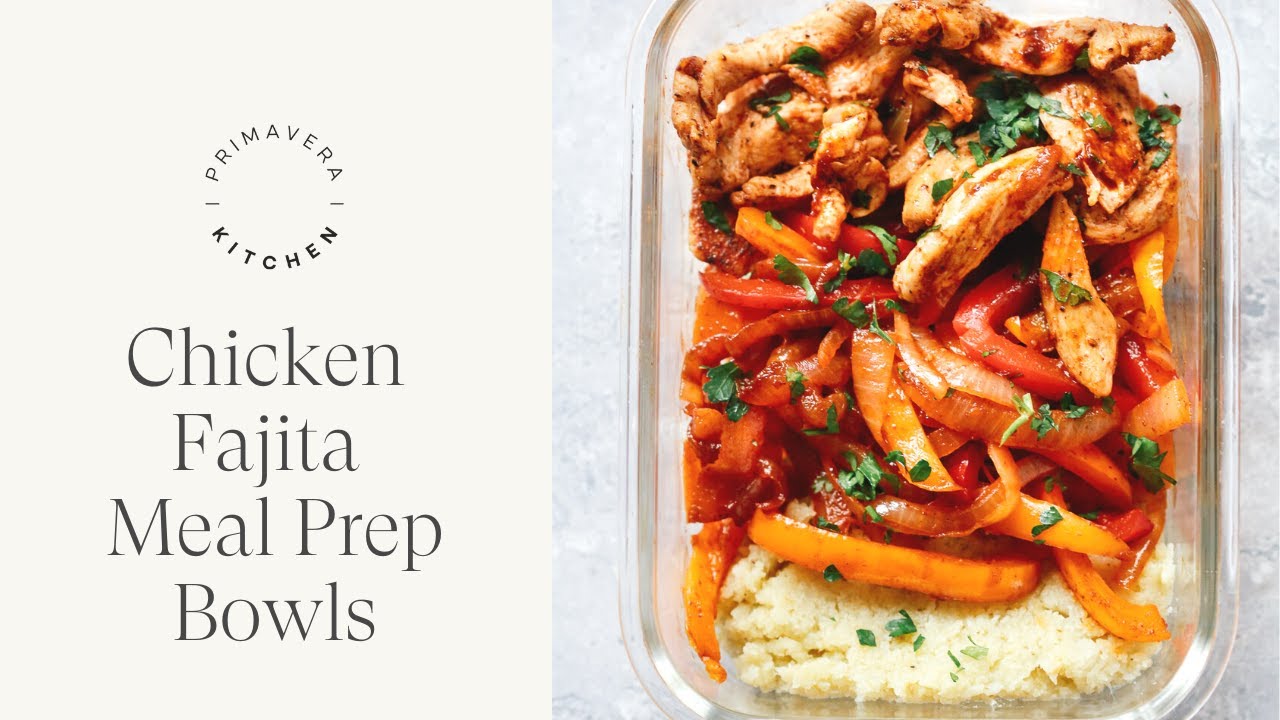Shrimp Fajita Meal Prep Bowls YouTube
