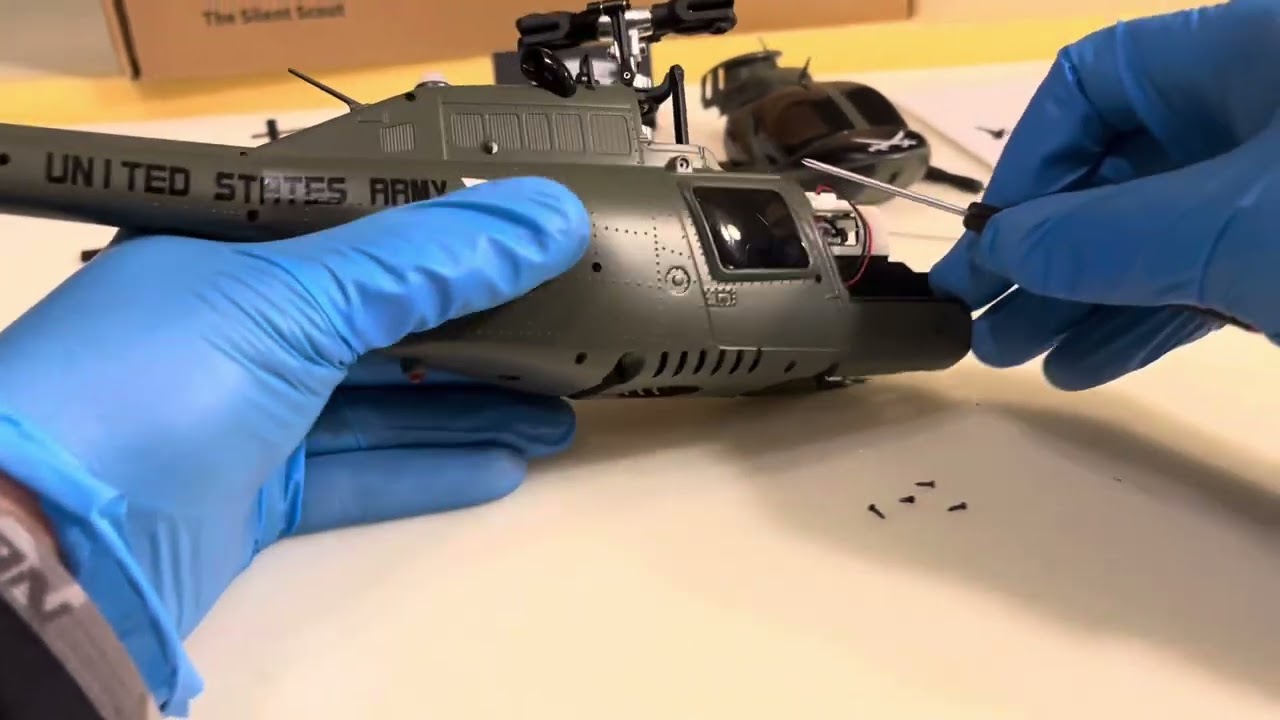 How to repair and maintain Carmanon Bell OH-58 / Yu Xiang F08 Bell 206