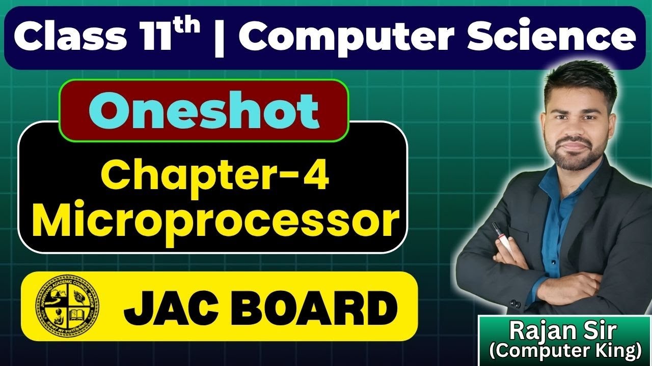 Class 11 | Ch - 4 | Oneshot | Microprocessor & Memory Management |JAC ...