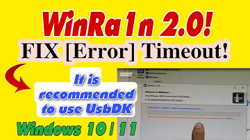 [WinRa1n 2.0] Fix [Error] Timeout! device not found, please try again... use UsbDK | #vienthyhG