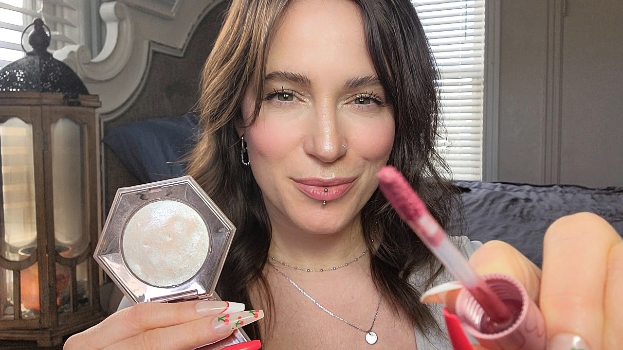 ASMR  - Makeup Artist Does your Cool Toned Makeup & Outfit (Layered Sounds)