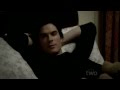 Ian Somerhalder (Damon) and Nina Dobrev (Elena) Bed Scene - 3x08