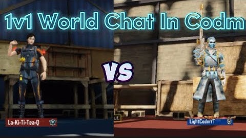 1v1 WORLD CHAT IN CODM SNIPER VIRAL
