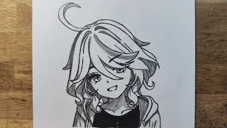 How to Draw Furina Cute Face | Genshin Impact Anime Drawing for Beginners