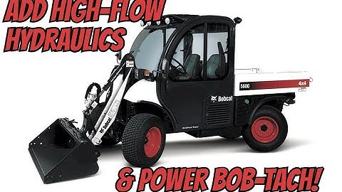 Converting a Toolcat 5600 to High Flow Hydraulics, plus Power Bob-tach and Rear Remotes!