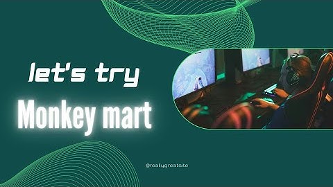 gameplay of MONKEY MART 🐵..  PART 1..