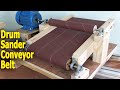 Amazing diy thickness drum sander conveyor belt  making sander at home