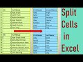 How to split one column into multiple columns in Excel | How to Split Cells in excel #Excel