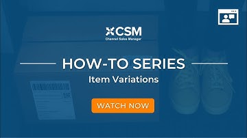 CSM | Item Variations (Entire Process)