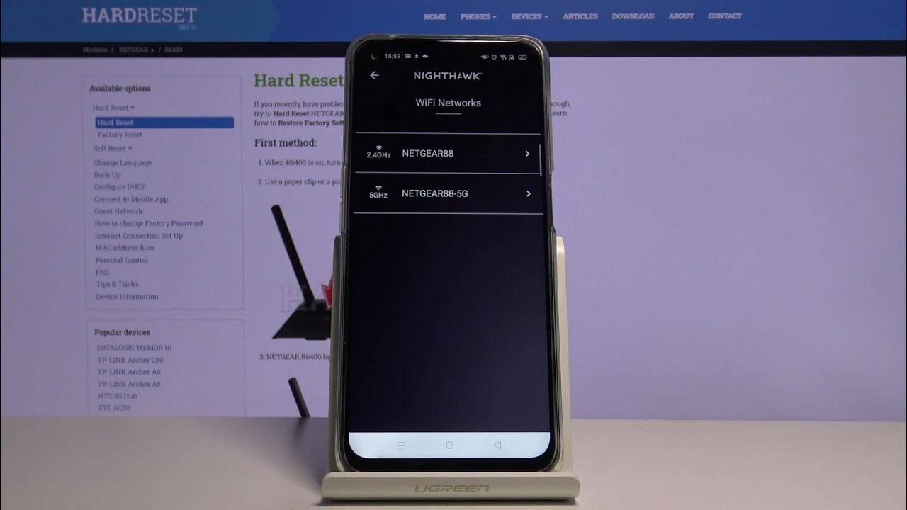 Change WiFi Password on NETGEAR R6400 Router Use Nighthawk App to