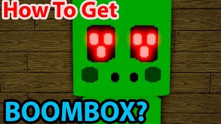 How To Get BOOMBOX? Skin Morph Badge In PIGGY RP WIP ALL NEW UPDATE LOCATION ROBLOX