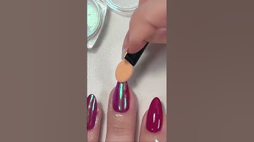 Thumbnail of How to do chrome nail art#short#shorts#nailideas#naillover