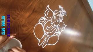 Gods Rangoli Collection Shivalingam,Ganesha,Kalash More Divine Rangoli Designs