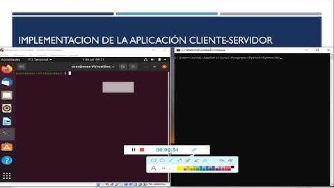 APLICACION CLIENTE-SERVIDOR(EN UBUNTU Y WINDOWS 10)