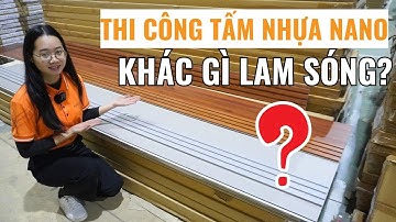 Cách thi công tấm nhựa ốp tường nano và lam sóng có gì khác? | Thi công tấm ốp tường nano Haroma