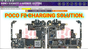 Poco f2 pro charging problem | Poco fw pro charging solution | Poco f2 charging borneo schematic.