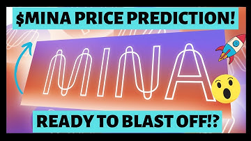 $MINA Price prediction! Why MINA PROTOCOL is ready to explode!  Best altcoin for bullrun!?