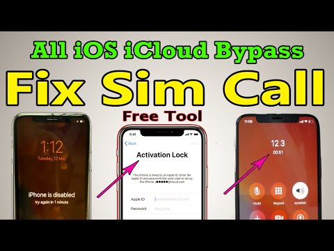 icloud Bypass | Passcode Disable Fix | Sim Call Fix | Power On Off Fix | Free Tool