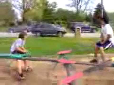 Michael and Drew Teeter Totter