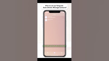 How to set up Telegram Auto-Delete Messages feature?