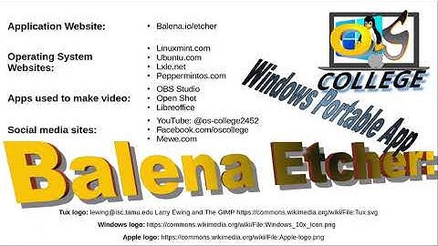 Balena Etcher - Portable version of Windows