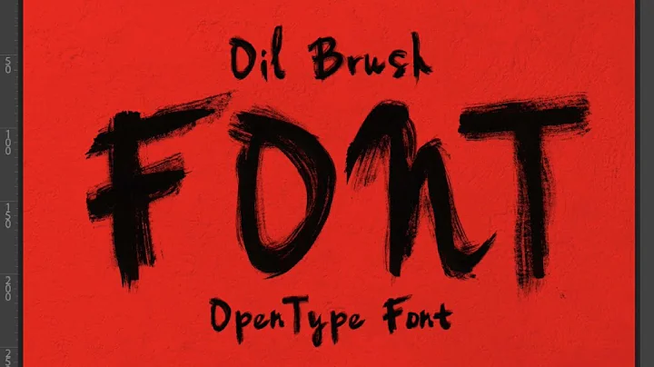 Oil Brush Font