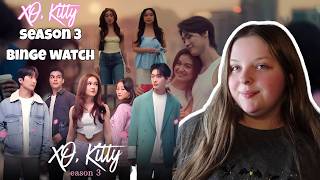 Watching the full season 3 of XO, KITTY // (episodes 1-8) // REACTION &amp; COMMENTARY