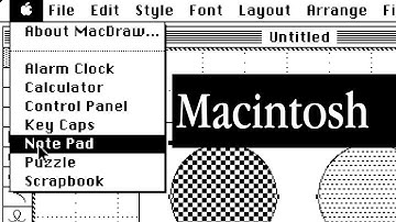 A Tour of Macintosh System 1.1 - Software Showcase