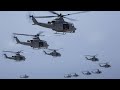 미 해병대 경공격헬기비행대의 AH-1Z &#39;바이퍼&#39;,  UH-1Y &#39;베놈&#39;  헬기 대규모 출격 훈련