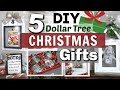 5 DIY Dollar Tree Christmas Gifts | BEST DIY GIFTS | Krafts by Katelyn