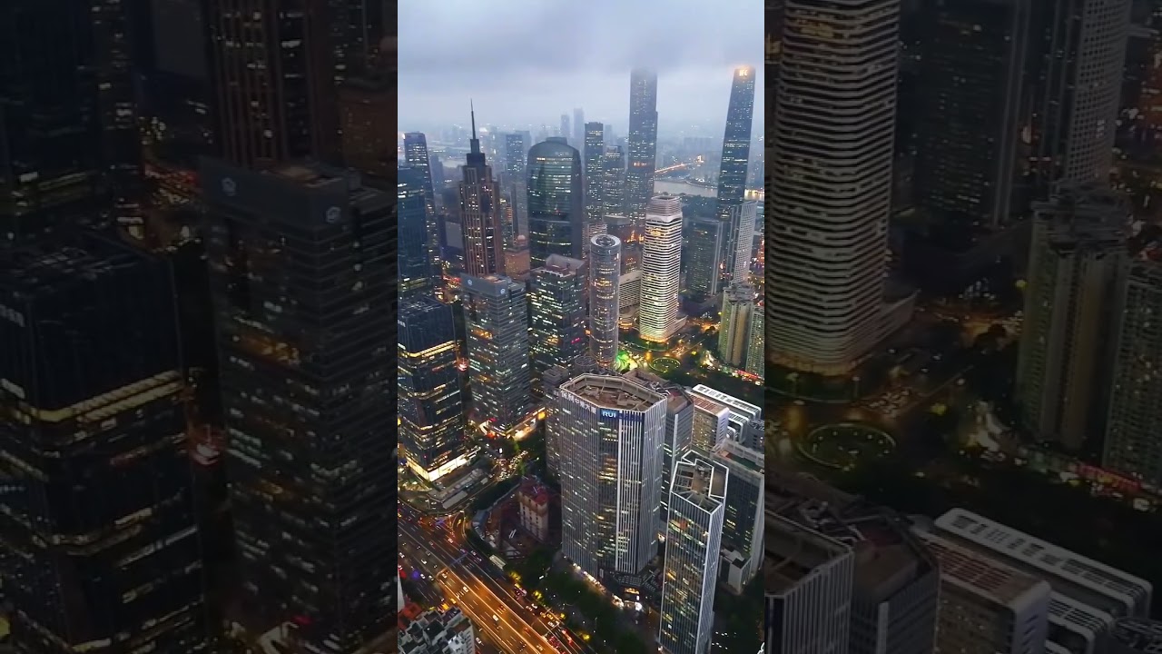 Aerial view of Guangzhou 