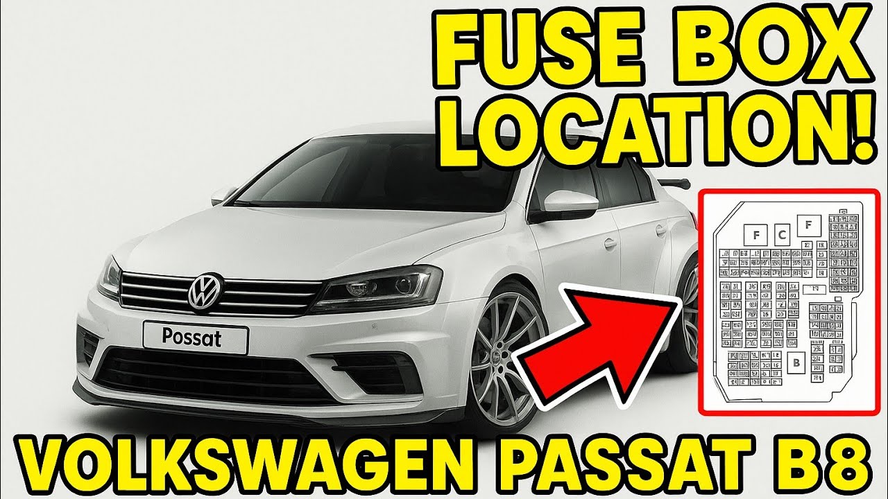 Volkswagen Passat B8 Fuse Box Diagram & Location (2015–2023) – Complete ...