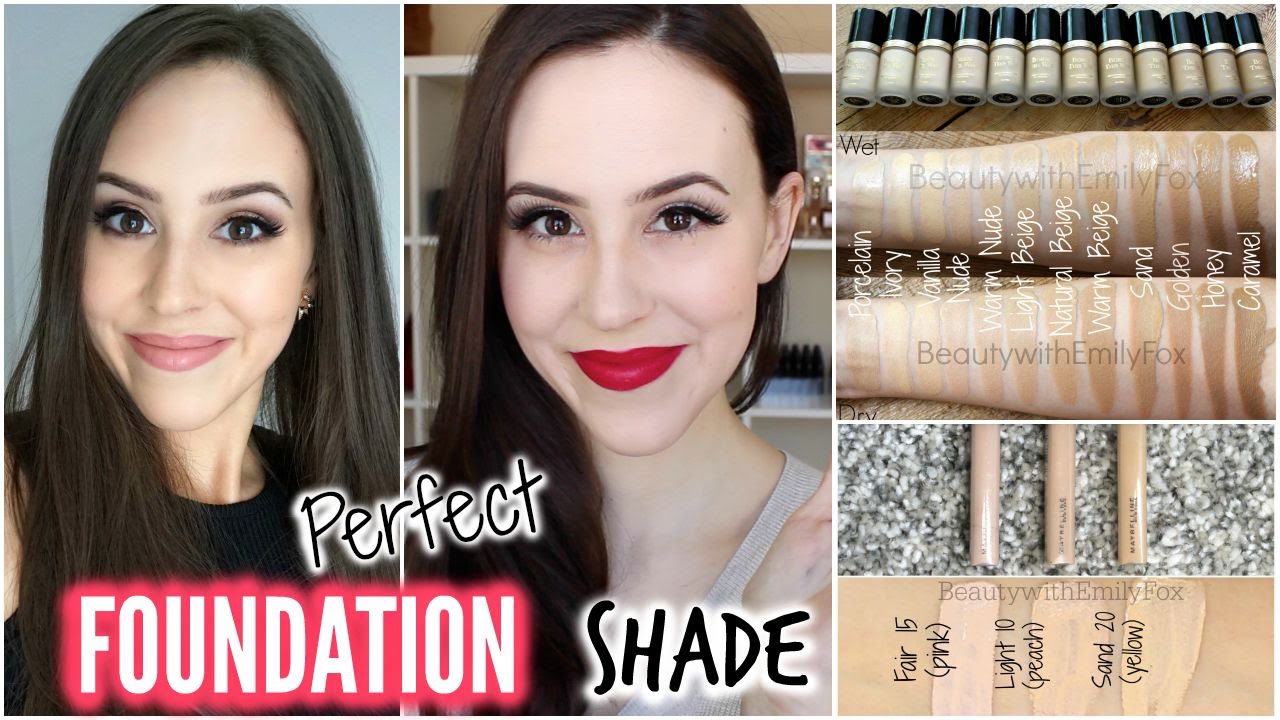 How To Choose The Right Foundation Shade Perfect