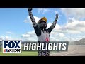 Kurt Busch pulls away from Kyle Larson en route to win at Kansas | NASCAR ON FOX HIGHLIGHTS